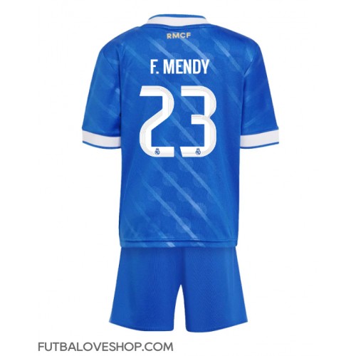 Dres Real Madrid Ferland Mendy #23 Tretina pre deti 2025-26 Krátky Rukáv (+ trenírky)